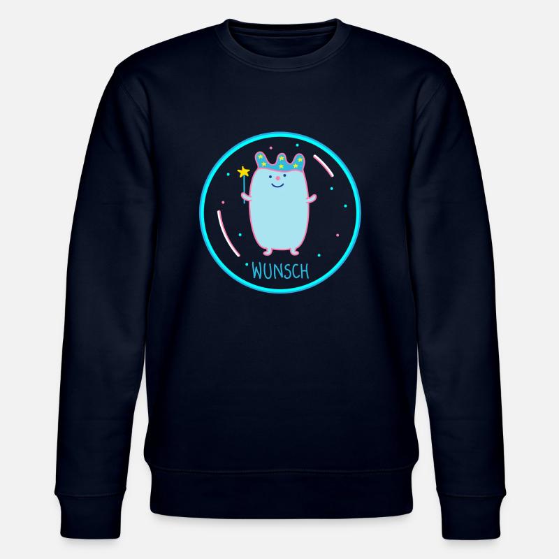 Wunschprinz als Fee (b) - Stanley/Stella Unisex Bio-Sweatshirt CHANGER - Navy