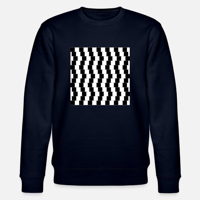 Optische Täuschung - Stanley/Stella Unisex Bio-Sweatshirt CHANGER - Navy