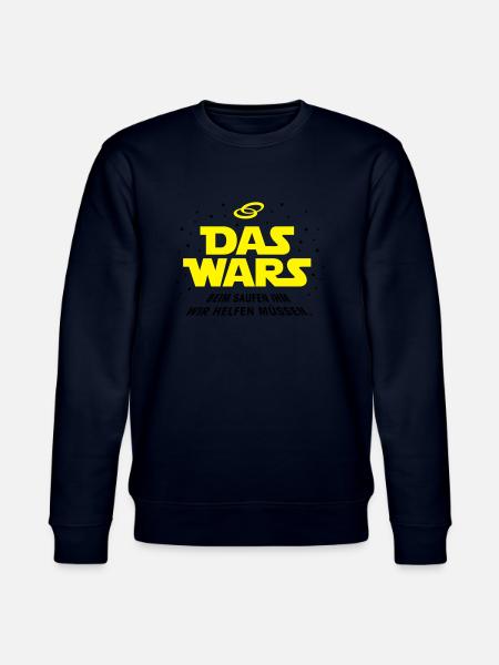 Das Wars Saufen - Stanley/Stella Unisex Bio-Sweatshirt CHANGER  - Navy