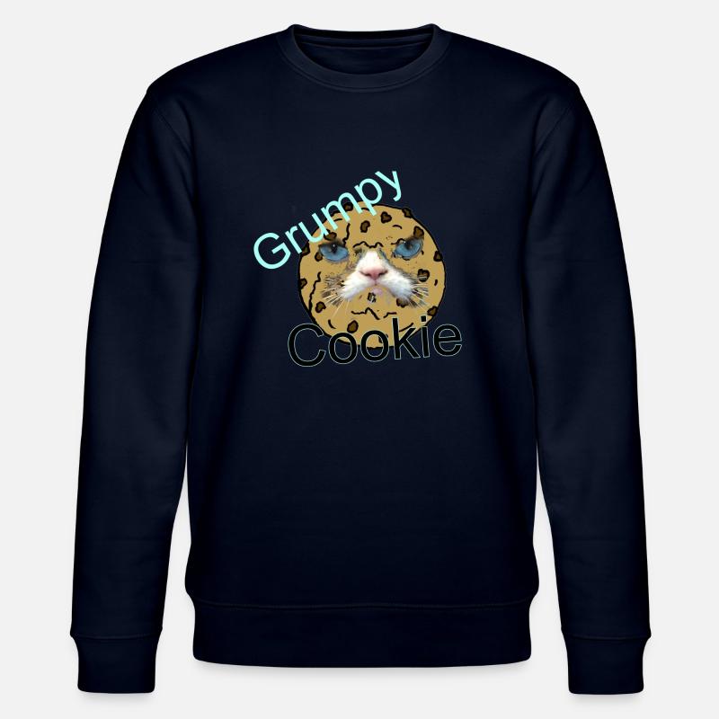 Grumpy Cookie - Stanley/Stella Unisex Bio-Sweatshirt CHANGER  - Navy