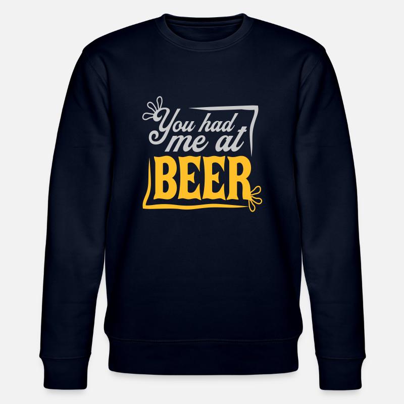 La bière dit persuadée - Sweat bio CHANGER Stanley/Stella Unisexe - marine