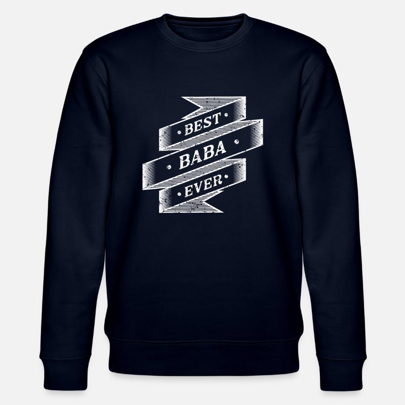 Best Baba Ever - Stanley/Stella Unisex Bio-Sweatshirt CHANGER  - Navy