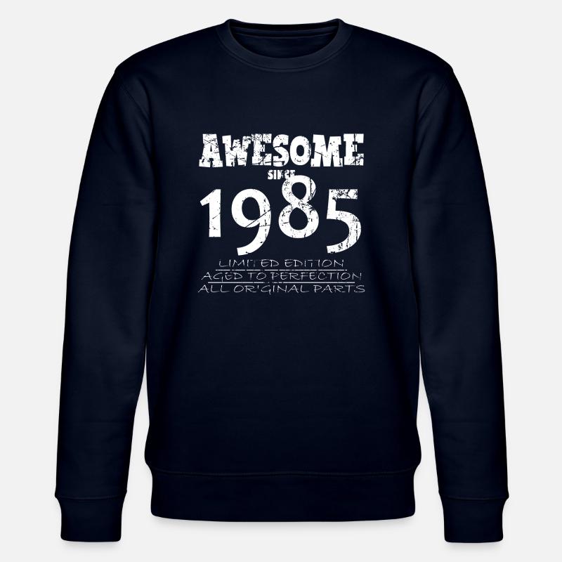 1985 - 39e anniversaire légendaire - Sweat bio CHANGER Stanley/Stella Unisexe - marine