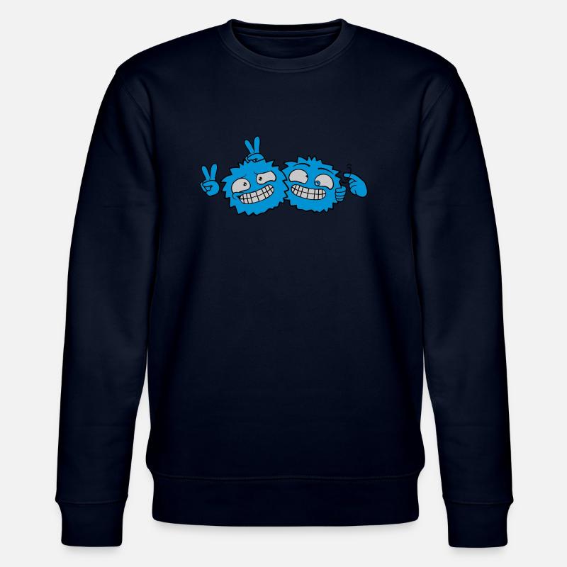 2 Verrückte Freunde - Stanley/Stella Unisex Bio-Sweatshirt CHANGER  - Navy