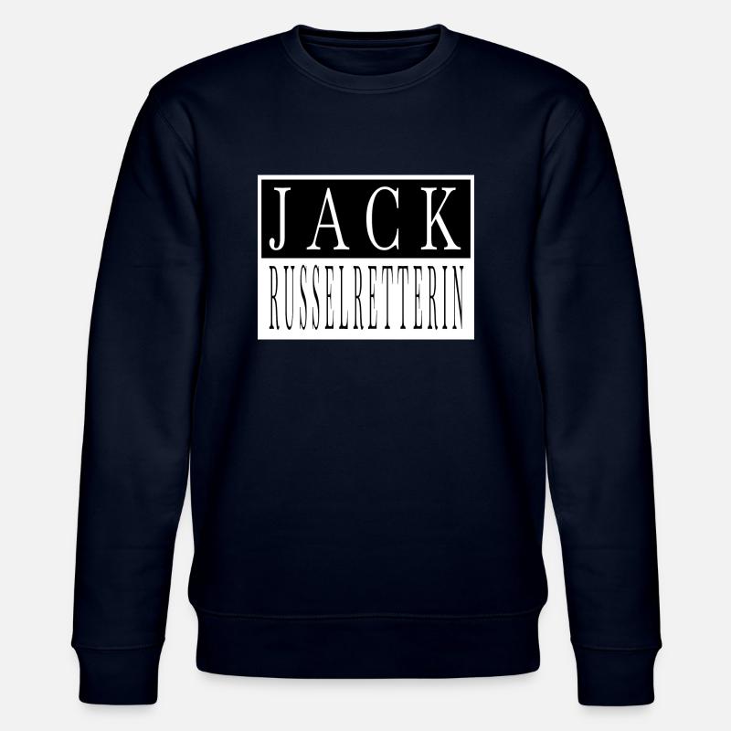 spaß hundeliebhaber bullterrier statement - Stanley/Stella Unisex Bio-Sweatshirt CHANGER - Navy