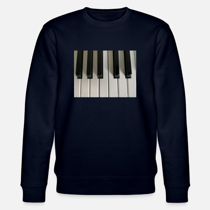 clés de piano - Sweat bio CHANGER Stanley/Stella Unisexe - marine