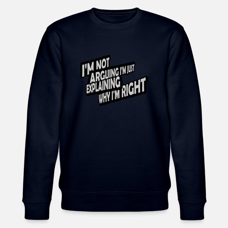 Je ne discute pas - Sweat bio CHANGER Stanley/Stella Unisexe - marine