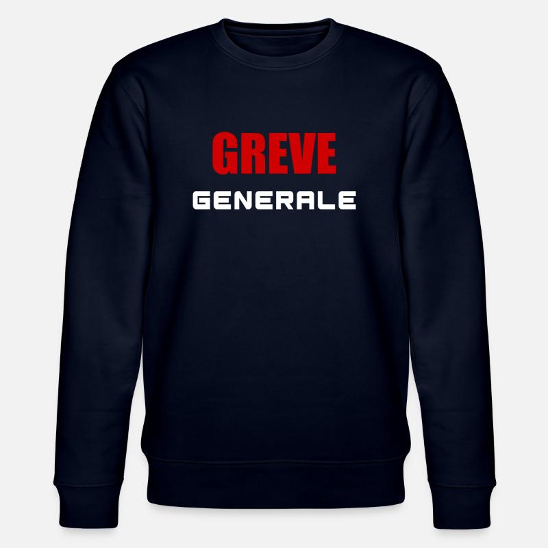 Greve général - Sweat bio CHANGER Stanley/Stella Unisexe - marine
