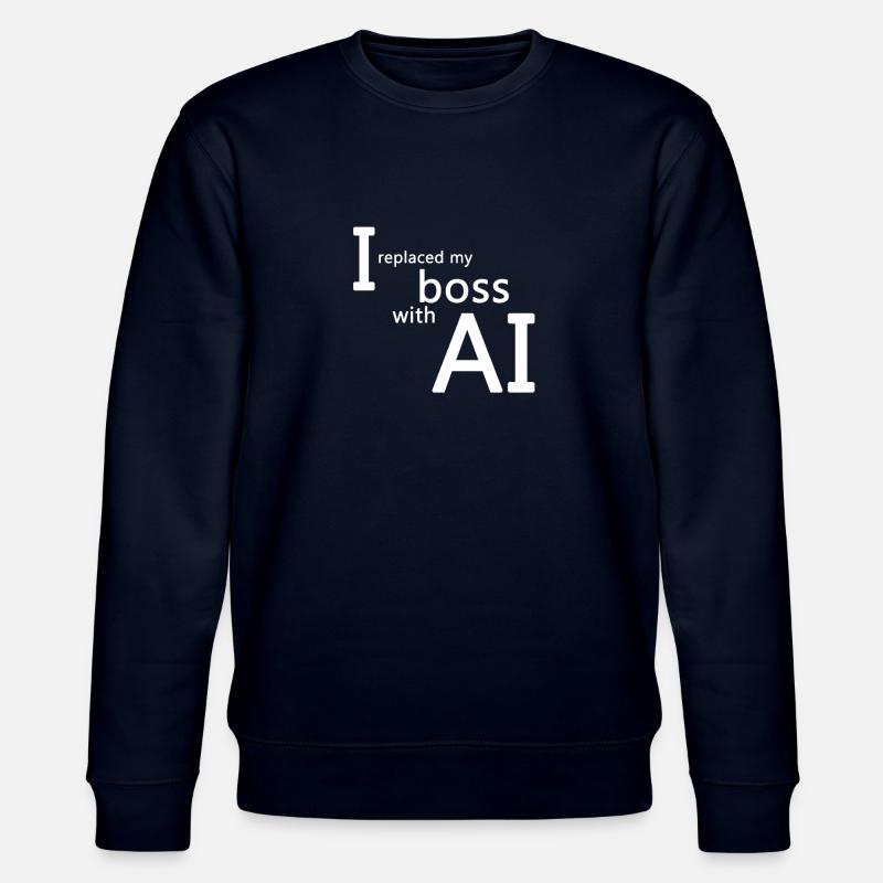 artificial intelligence - Stanley/Stella CHANGER Unisex Organic Sweatshirt - navy