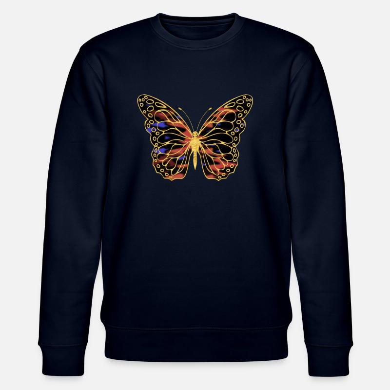 Schmetterling - Stanley/Stella Unisex Bio-Sweatshirt CHANGER - Navy