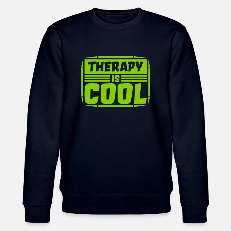 la thérapie est cool Citation - Sweat bio CHANGER Stanley/Stella Unisexe - marine