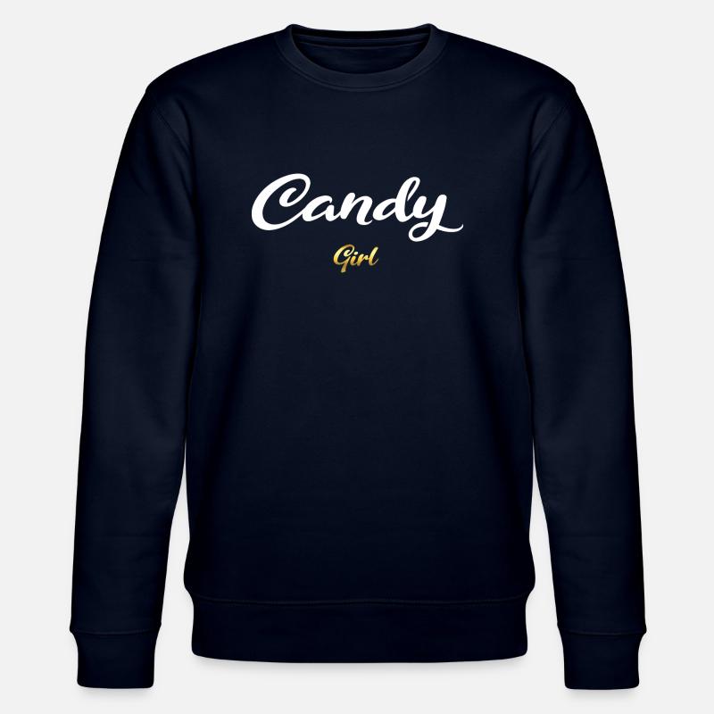 Candy Girl white - Stanley/Stella Unisex Bio-Sweatshirt CHANGER  - Navy