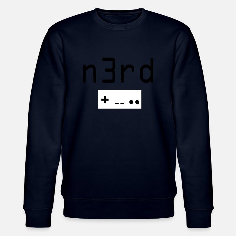 Nerd - Stanley/Stella Unisex Bio-Sweatshirt CHANGER  - Navy