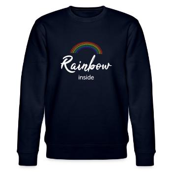 Rainbow inside - Stanley/Stella Unisex Bio-Sweatshirt CHANGER  - Navy - Vorne - Nik (191cm) & Marisol (170cm)