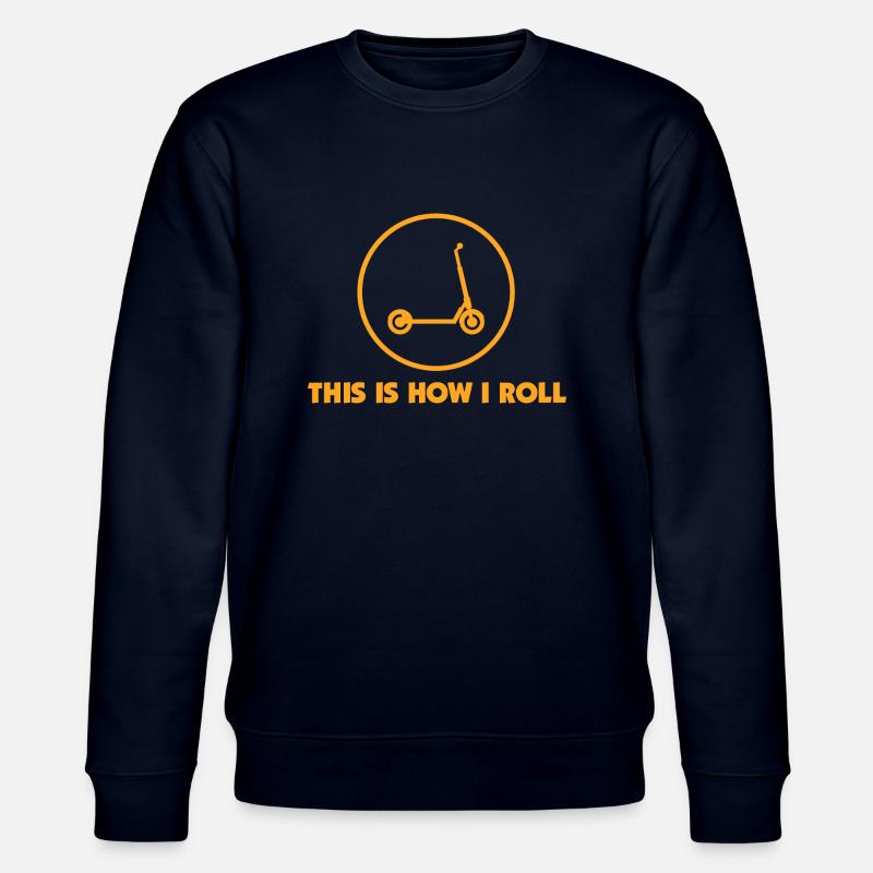 E-Scooter Roller - Stanley/Stella Unisex Bio-Sweatshirt CHANGER  - Navy