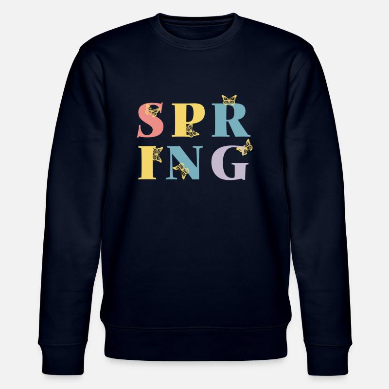 Endlich Frühling! - Stanley/Stella Unisex Bio-Sweatshirt CHANGER  - Navy