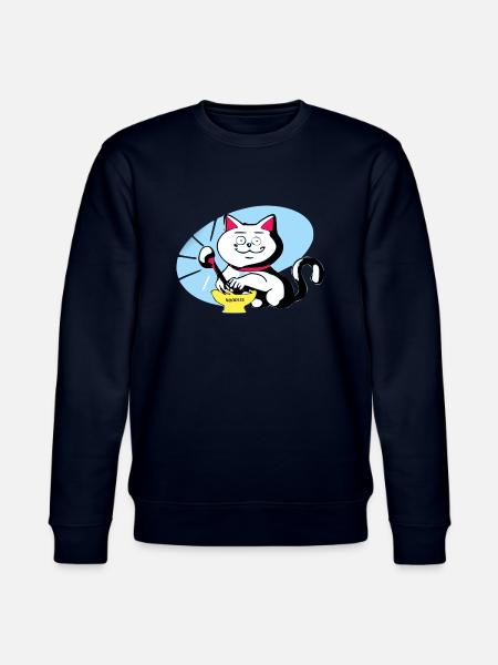 Chat et ramen - Sweat bio CHANGER Stanley/Stella Unisexe - marine