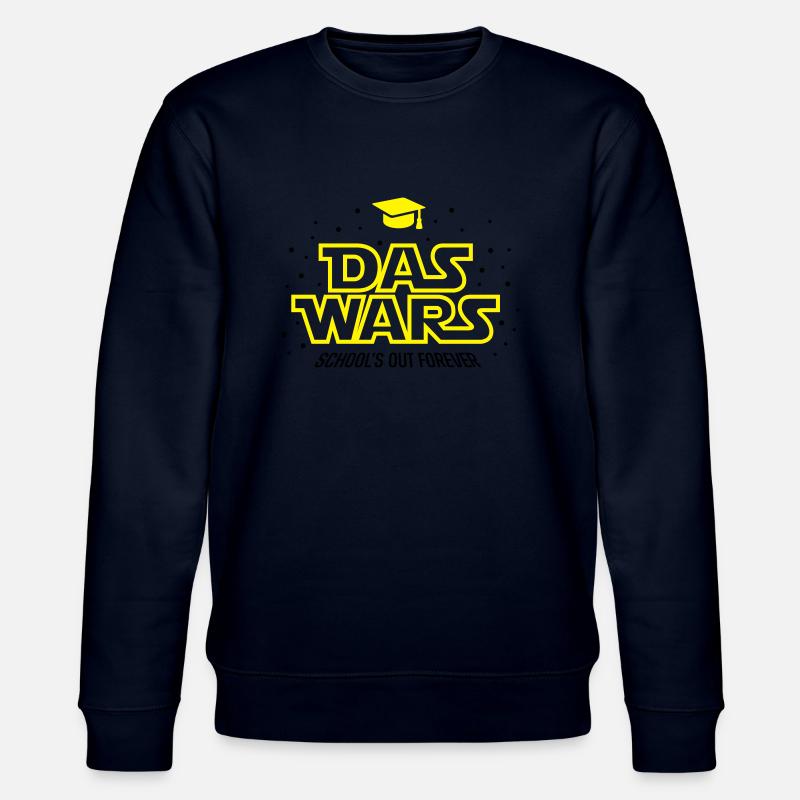 Das Wars schools out - Stanley/Stella Unisex Bio-Sweatshirt CHANGER  - Navy