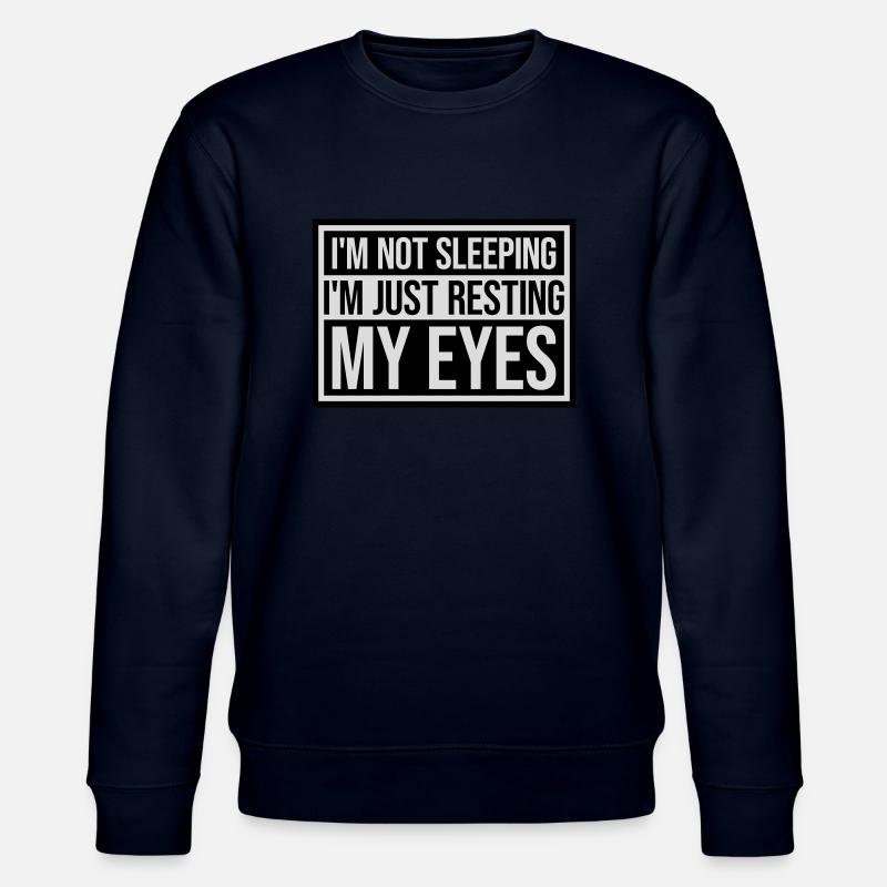 im not sleeping Zitat - Stanley/Stella Unisex Bio-Sweatshirt CHANGER  - Navy