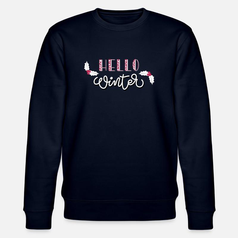 Hello Winter - Stanley/Stella Unisex Bio-Sweatshirt CHANGER  - Navy