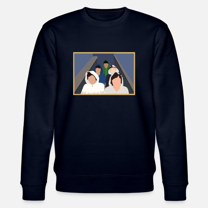Boys stairs - Stanley/Stella Unisex Bio-Sweatshirt CHANGER  - Navy