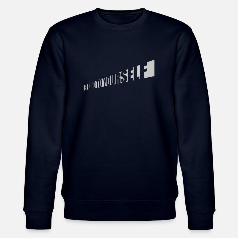be kind to yourself - Stanley/Stella CHANGER Unisex Organic Sweatshirt - navy