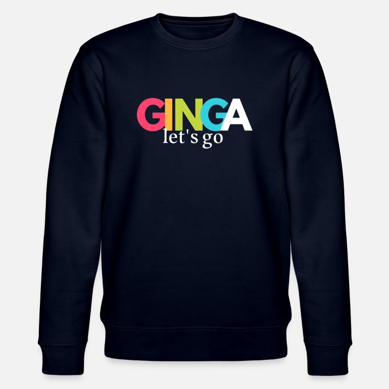 Capoeira Let's Go Ginga - Stanley/Stella Unisex Bio-Sweatshirt CHANGER  - Navy