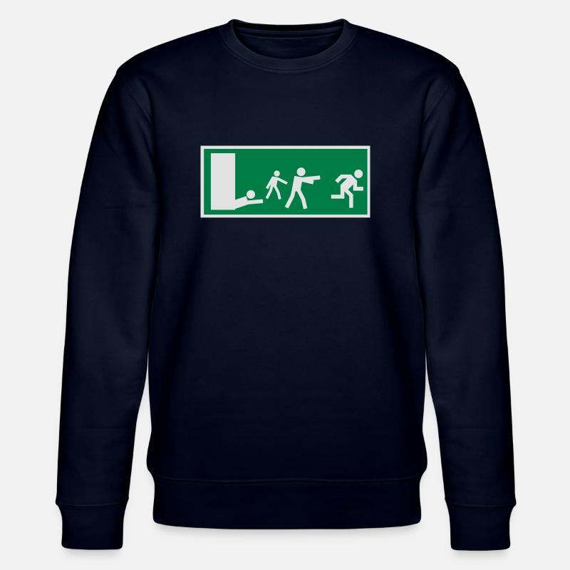 ZOMBIESNOEXIT - Stanley/Stella Unisex Bio-Sweatshirt CHANGER  - Navy