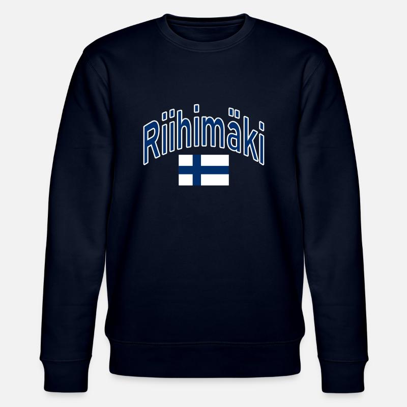 Riihimäki drapeau finlandais - Sweat bio CHANGER Stanley/Stella Unisexe - marine