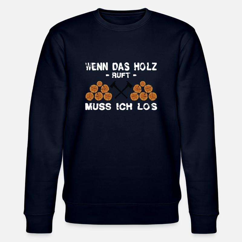 Holz ruft - Stanley/Stella Unisex Bio-Sweatshirt CHANGER  - Navy