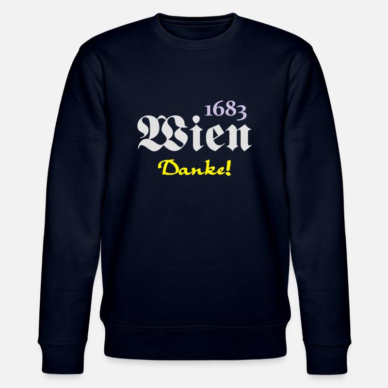 1683 Wien - Danke (3) - Stanley/Stella Unisex Bio-Sweatshirt CHANGER  - Navy