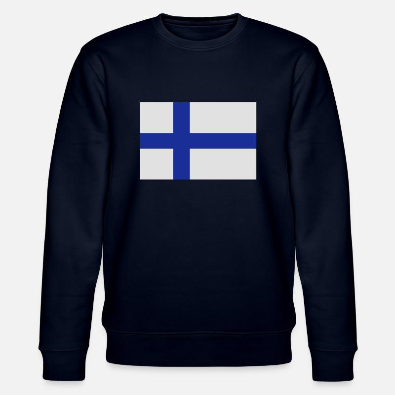 drapeau_finlande - Stanley/Stella Unisex Bio-Sweatshirt CHANGER  - Navy