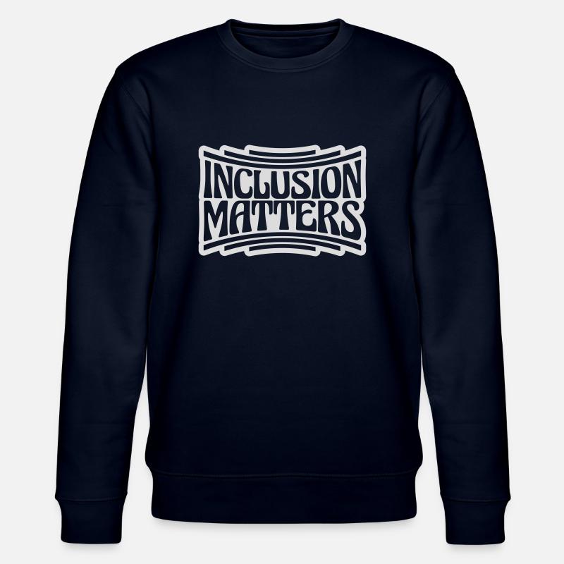 inclusion matters Logo Zitat - Stanley/Stella Unisex Bio-Sweatshirt CHANGER  - Navy