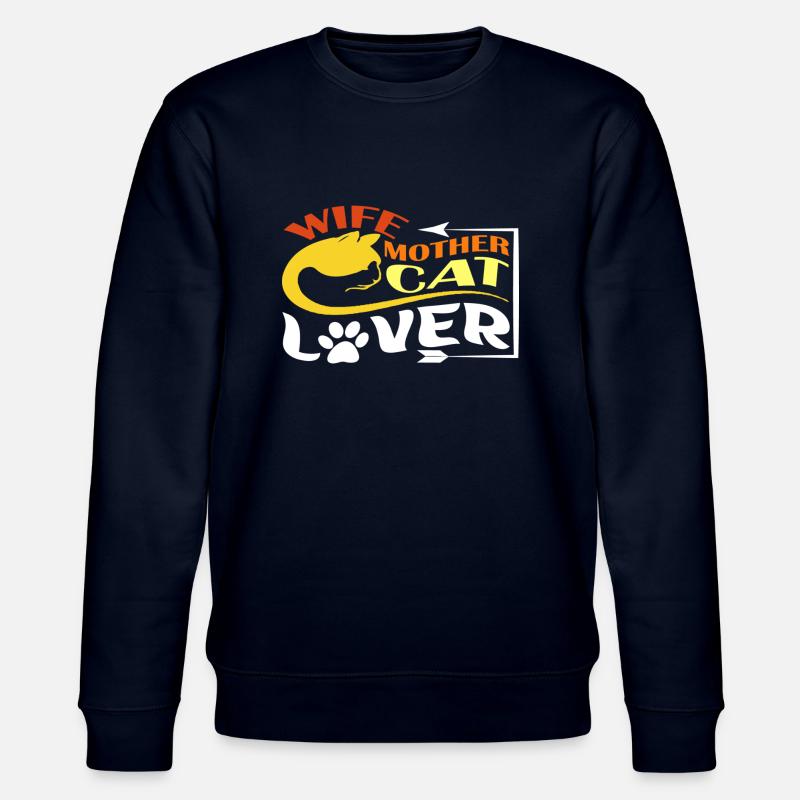 Épouse Mère Chat Amant - Sweat bio CHANGER Stanley/Stella Unisexe - marine