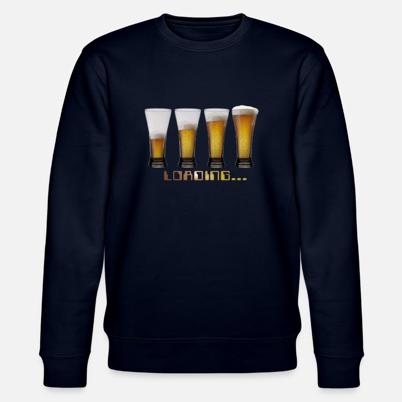shirt loading beers by CustomStyle - Stanley/Stella CHANGER Unisex Organic Sweatshirt - navy