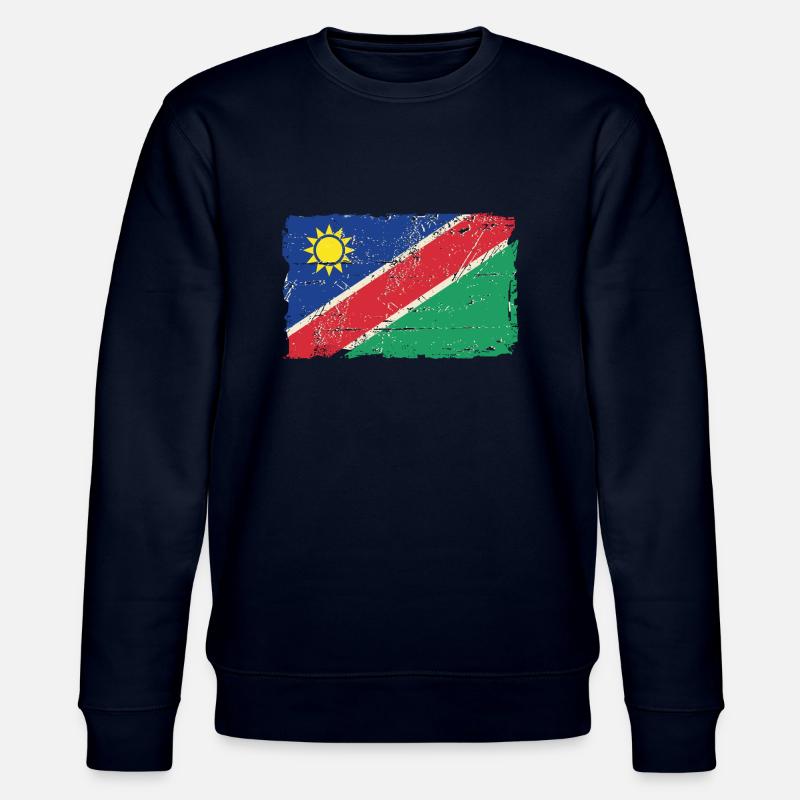 Namibia Flag - Stanley/Stella Unisex Bio-Sweatshirt CHANGER  - Navy