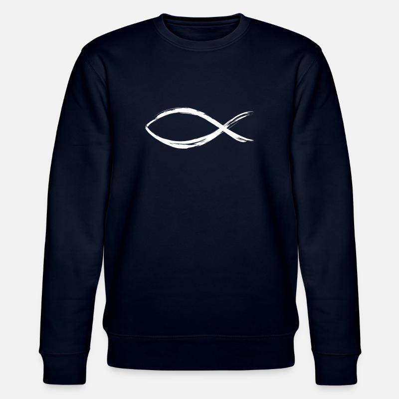 Ichthys - Stanley/Stella Unisex Bio-Sweatshirt CHANGER  - Navy