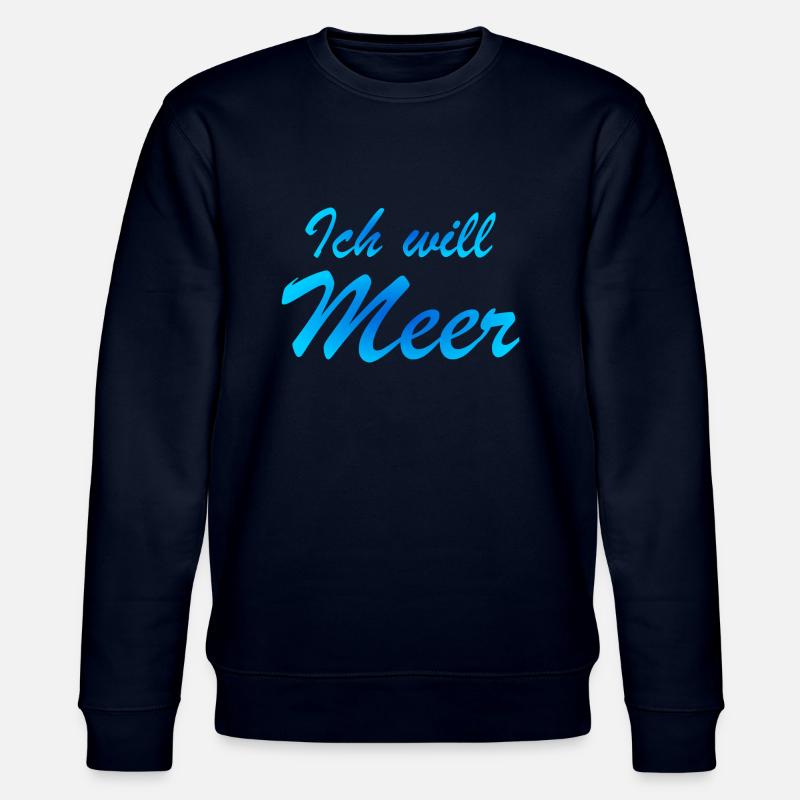 Ich will Meer - Stanley/Stella Unisex Bio-Sweatshirt CHANGER  - Navy