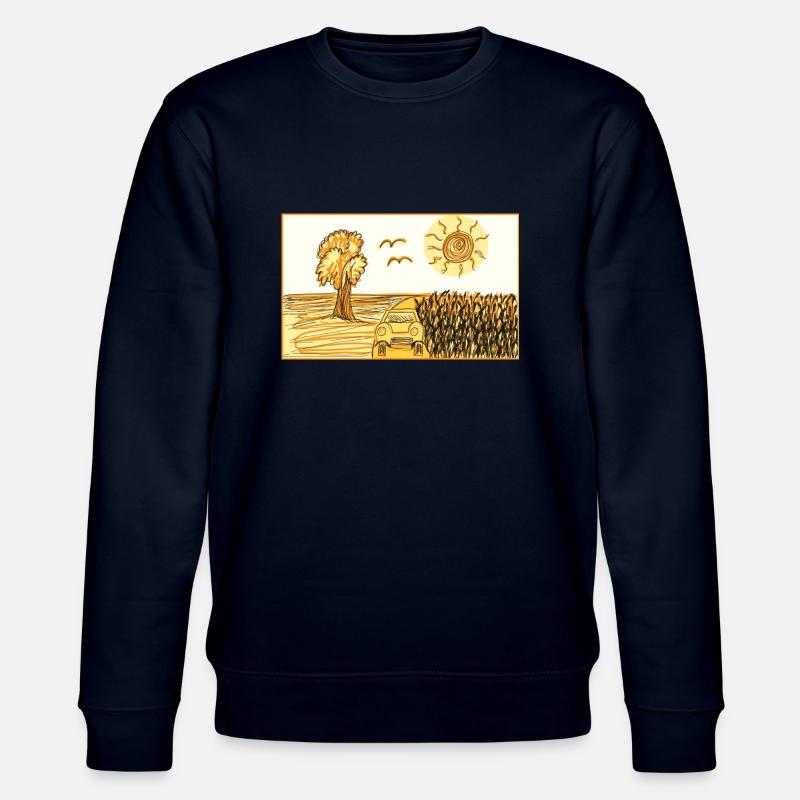 Landschaft - Stanley/Stella Unisex Bio-Sweatshirt CHANGER  - Navy