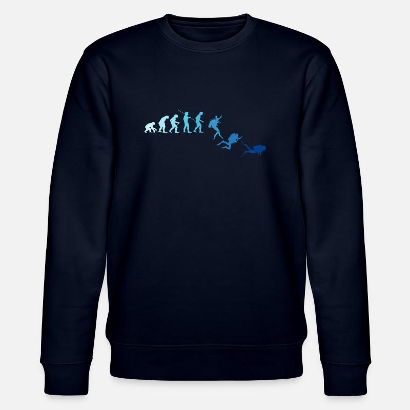 Taucher Evolution Scuba - Stanley/Stella Unisex Bio-Sweatshirt CHANGER  - Navy