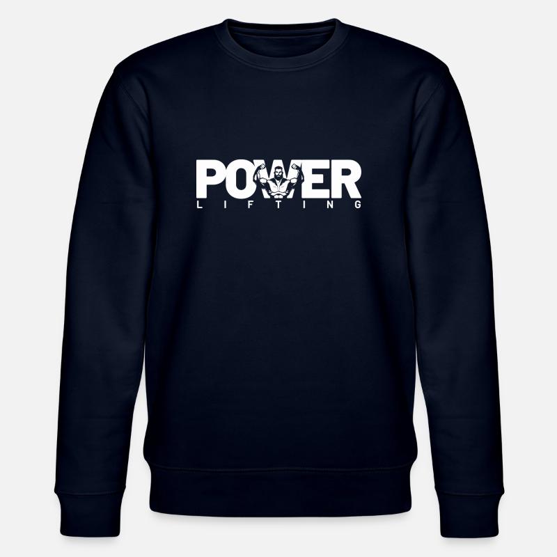 power lifting weiss - Stanley/Stella Unisex Bio-Sweatshirt CHANGER  - Navy