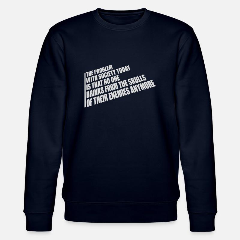 boissons de crânes ennemis - Sweat bio CHANGER Stanley/Stella Unisexe - marine
