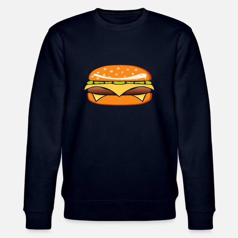 hamburger burger sandwish - Sweat bio CHANGER Stanley/Stella Unisexe - marine