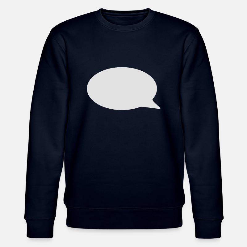 Balloon / / cartoon / / saying / / do statement - Stanley/Stella CHANGER Unisex Organic Sweatshirt - navy
