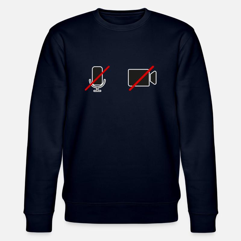 off Kamera | STUMM| Geschenkidee - Stanley/Stella Unisex Bio-Sweatshirt CHANGER  - Navy