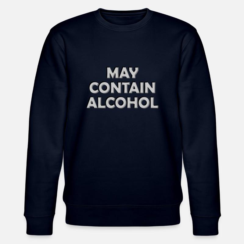 Blurry Peut contenir de l’alcool - Sweat bio CHANGER Stanley/Stella Unisexe - marine