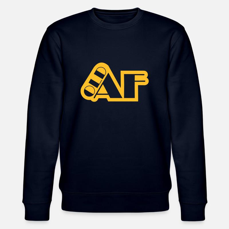 old AF Text Logo - Stanley/Stella Unisex Bio-Sweatshirt CHANGER  - Navy