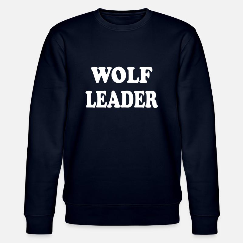 WOLF LEADER (Blanc) - Sweat bio CHANGER Stanley/Stella Unisexe - marine