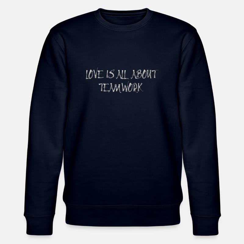 love is - Stanley/Stella Unisex Bio-Sweatshirt CHANGER  - Navy