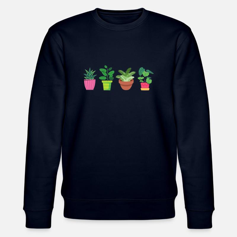 Blumen - Stanley/Stella Unisex Bio-Sweatshirt CHANGER  - Navy